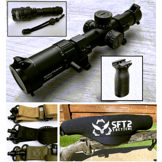 Specialist 5 Piece Package Tactical Gear With LPVO Scope
