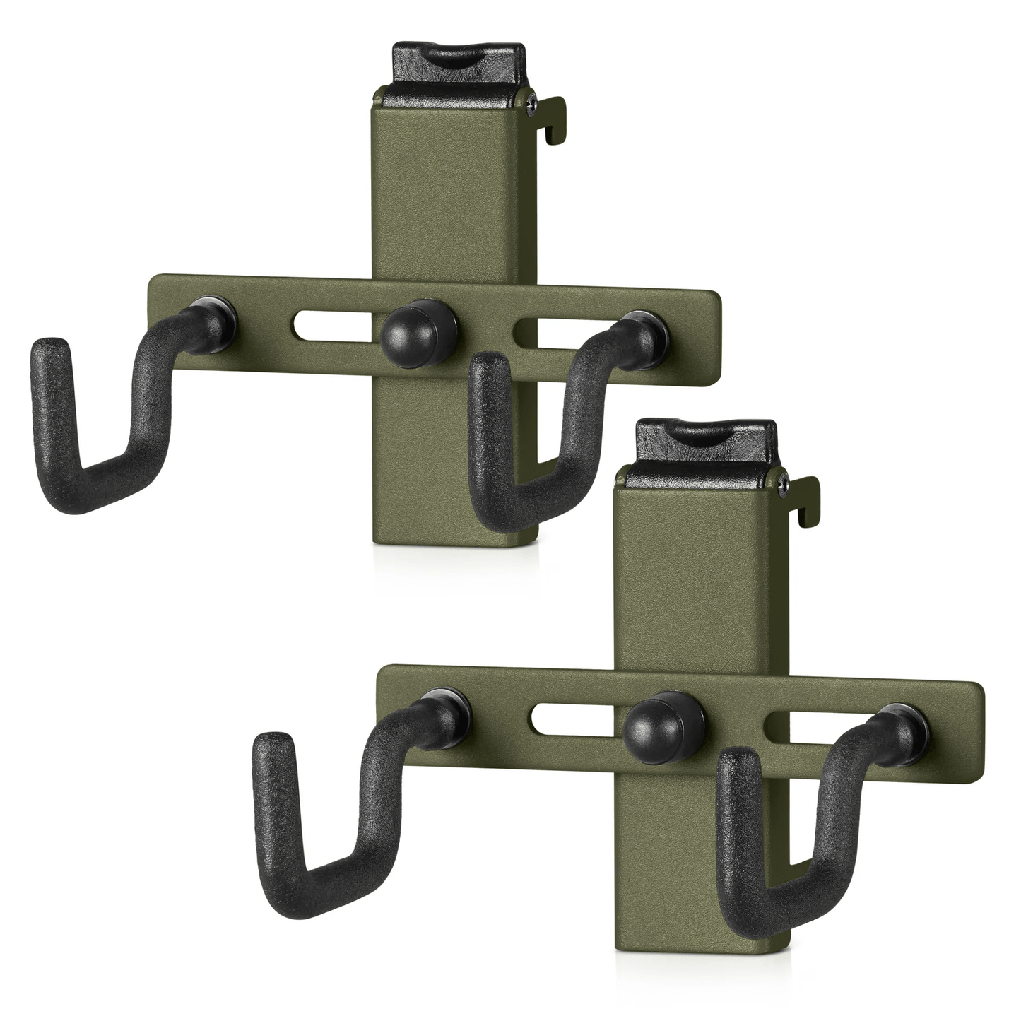 Wall Rack System Adjustable Pistol Hangers Two Pack