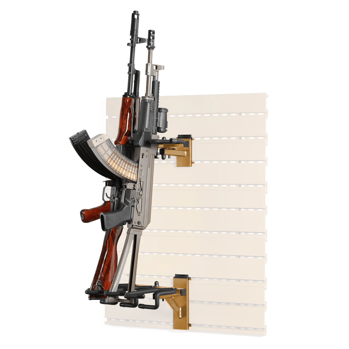 Wall Rack System Angle Adjustable Rifle Wall Rack Pro