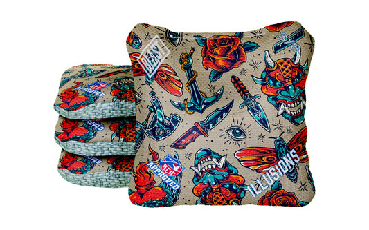 Tattoo Flash Cornhole Bags All Series Speeds ACO Stamped